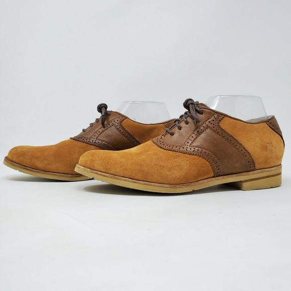 Frye Jill Saddle Leather Lace Up Oxford shoes - Picture 3 of 12